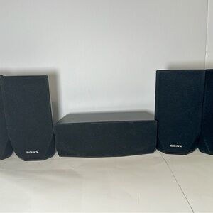 Sony Black Portable Speaker Set